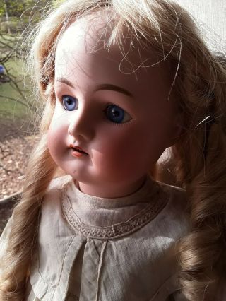 Antique Dressel 1912 Jutta Doll,  Bisque Head 24”,  Germany,  Real Hair Sleepy Eyes