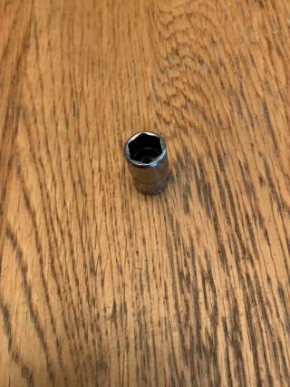 Snap On Tools - 10mm Shallow Metric 1/4 " Drive Socket,  6 Point,  Part Tmm10