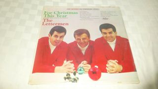 The Lettermen For Christmas This Year St - 2587 - Emi Riaa Stamp - Lp Album