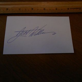 Jett Williams Is An American Singer And Songwriter Hand Signed 5 X 3 Index Card