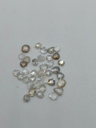 19th c 3 ct Diamond rose cut Victorian jewelry rescued 2