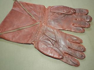Us Army Aaf Ww2 8th Air Force Fighter Pilot British 1941 Pattern Flight Gloves