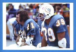 Jim Kiick Nfl Miami Dolphins 1972 17 - 0 Bowl Champ Signed 4x6 Photo C16472