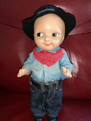 Vintage Buddy Lee Doll Cowboy No Markings