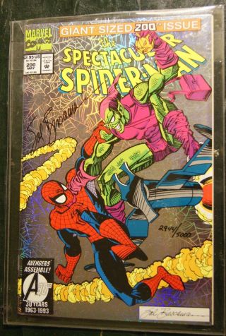 Spectacular Spiderman 200 1993 Signed Ltd.  Edition