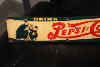 Vintage 1940 Pepsi Cola Double Dot Soda Pop 21 