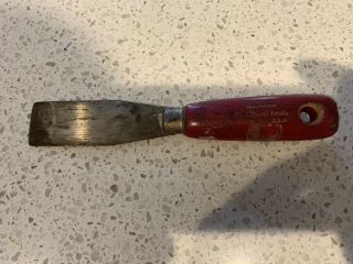 Vintage Red Devil Tools Putty Knife No.  P102 / Union,  N.  J.  U.  S.  A.