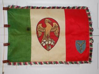 Italian Wwii Fascist Commercial Confederation Cnfc Flag Palermo Sicily