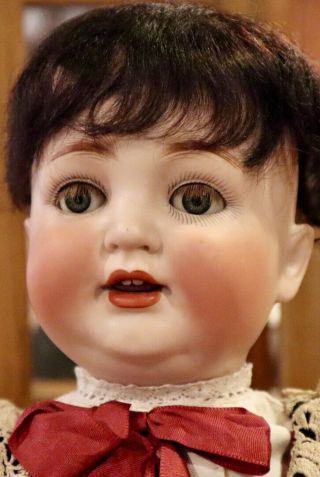 Antique C1910 16 " German Bisque Kley & Hahn 680 Toddler Doll W/cryer Body