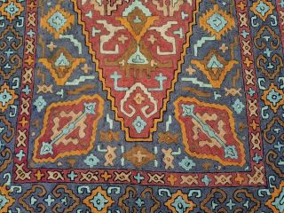 338O - Rare Devine Cross stitch tapestry 100 hand woven Size: 125.  27 X 64.  31 cm 2
