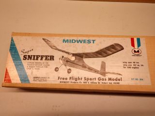 Midwest Sniffer Vintage Balsa Wood Model Airplane Kit X2 (two Kits)