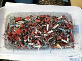 Vintage Electronic Components Western Electric Parts Capacitor Resistor 60 