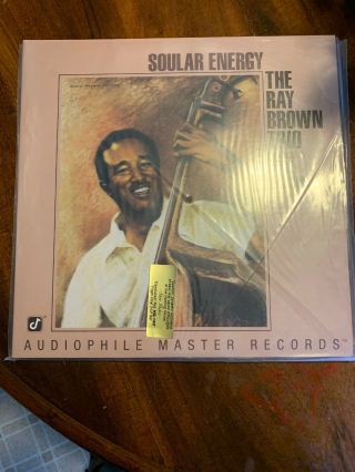 The Ray Brown Trio Soular Energy Audiophile Master Records Double Lp Red
