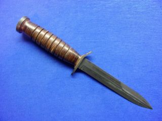 Wwii Us M3 Guard Marked Kinfolks Trench Knife