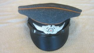 German Luftwaffe Em/nco Signals Visor Cap Hat