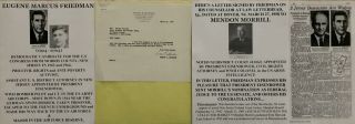 Civil Rights Poverty Activist Nj District Attorney Wwii Pow Pilot Letter Signed
