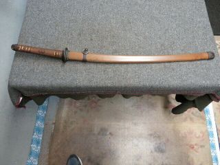 Wwii Japanese Army Late War Officer Sword W/ Scabbard -