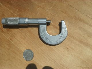Brown & Sharpe Micrometer No.  2 Machinist Tool Vintage 3