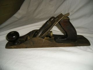 Antique Stanley No.  5 Bailey Wood Plane Smooth Bottom