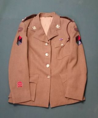 WW2 CWAC Canadian Women ' s Army Corps Officer ' s Tunic With Skirt 2