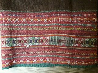 Vintage Vest Gilet Made From Antique Bolivian Tarabuco Textile