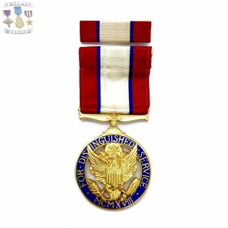 Wwii U.  S.  Army Distinguished Service Medal Slot Brooch Ribbon Bar Ww2
