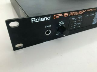 Roland Gp - 16 Digital Guitar Effects Processor Stereo Rack Vintage Perfect Cond