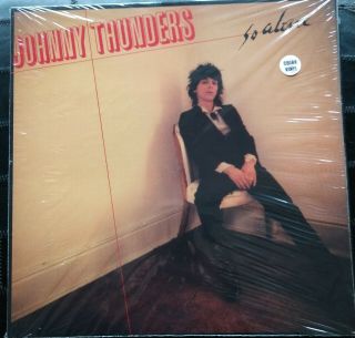 Johnny Thunders So Alone Red Vinyl Lp Record York Dolls Sex Pistols Damned