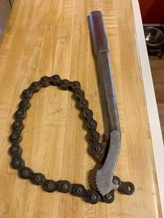 Vintage Craftsman Chain Wrench Plumbing Tool