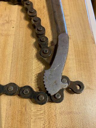 Vintage CRAFTSMAN Chain Wrench Plumbing Tool 2