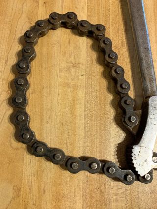 Vintage CRAFTSMAN Chain Wrench Plumbing Tool 3