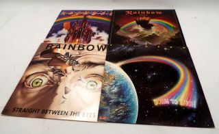 4 X Rainbow (ritchie Blackmore) Vinyl Lps Inc 