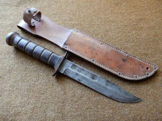 Wwii Us Navy Seabee Pal Rh37 Trench Fighting Knife