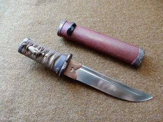 Incredible Pre - Wwii Japanese Tanto Seppuku Dagger Knife