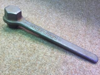 Old Caterpillar Drain Plug Wrench Tool 6f3703