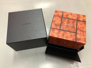Authentic Blancpain Watch Wood Box Case