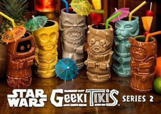 C12 Geeki Tiki Star Wars Tusken Raider 14 Ounce Drinking Cup Glass Mug Sand 2