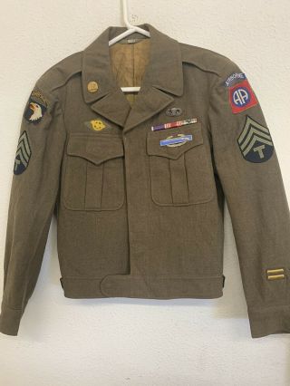 Ww2 101st & 82nd Airborne Paratroopers Uniform,  Sterling Wings
