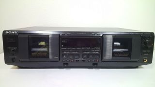 Vintage Sony Tc - We835s Double Cassette Deck With Dolby " S " Belts