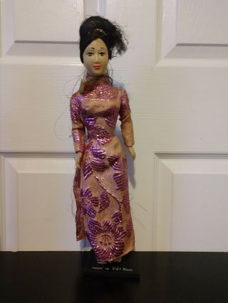Very Rare Vintage Collectible Made In Vietnam Doll Collectible Vietnamese