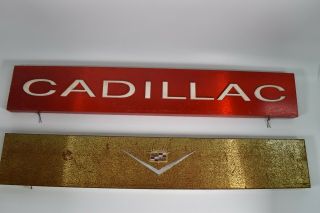 Rare Vintage 1960 ' s Cadillac Car GM Dealer Showroom Metal Sign Only One on eBay 2