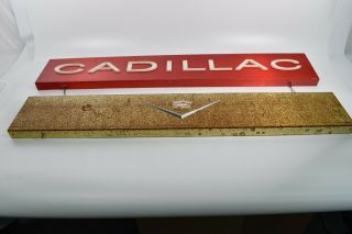 Rare Vintage 1960 ' s Cadillac Car GM Dealer Showroom Metal Sign Only One on eBay 3