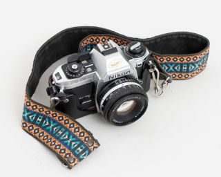 Vintage Nikon FG - 20 Film Camera 35mm with 50mm f/1.  8 E Series Lens & Strap 2