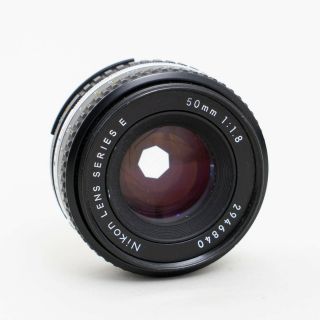 Vintage Nikon FG - 20 Film Camera 35mm with 50mm f/1.  8 E Series Lens & Strap 3