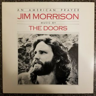 Jim Morrison Music By The Doors - An American Prayer Vinyl Lp - Elektra 5e - 502