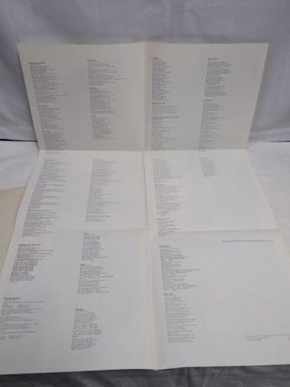 The Beatles White Album Poster Photos Capitol Records Introducing Beatles