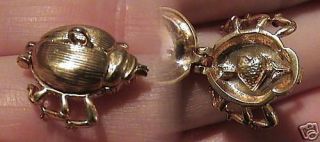 14k Gold Vintage Love Bug With Heart Charm Opens