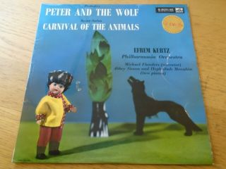 Prokofiev Peter & The Wolf / Saint Saens Carnival Of The Animals Uk Lp Asd 299
