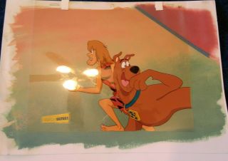 Production cels,  Scooby Doo Witch ' s Ghost (Cartoon Network) Shaggy Hanna Barbera 2