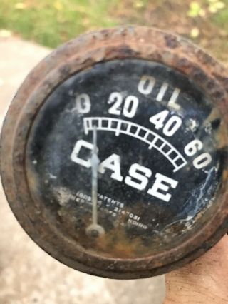 Vintage Tractor Industrial CASE Engine Oil Pressure Gauges Stempunk Artsy 2